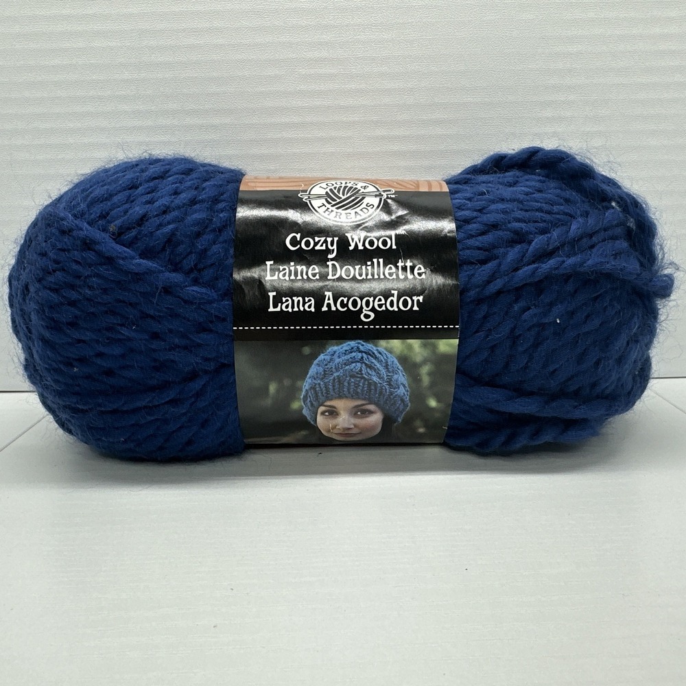 Loops‎ & Threads Cozy Wool Yarn – In Color Sapphire
